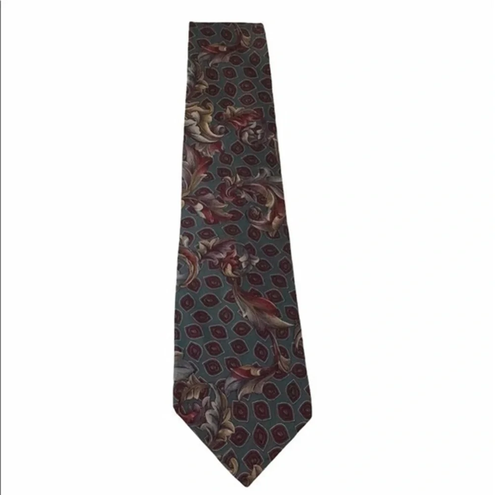 BILL BLASS floral mens tie
